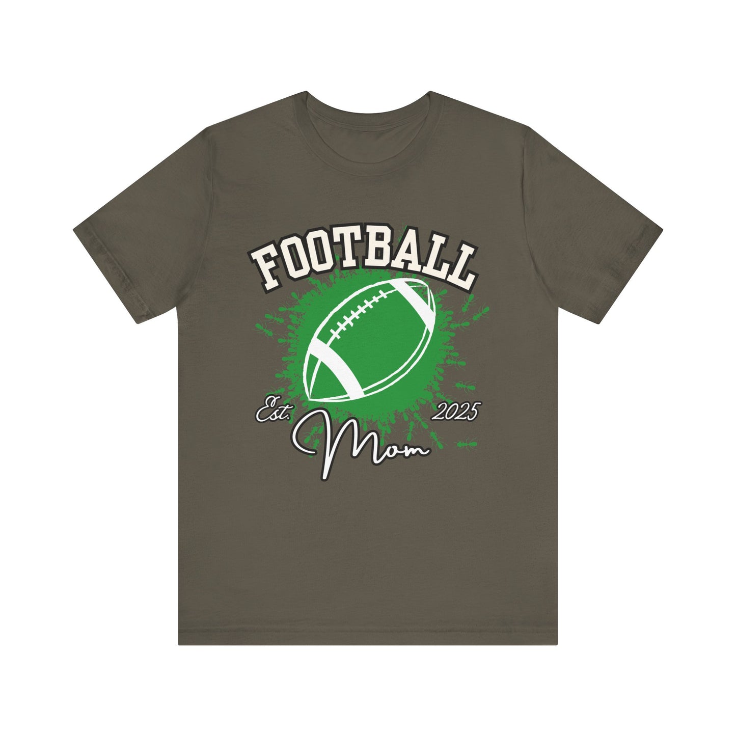 Football Mom Tee, Unisex Short Sleeve T-Shirt, Perfect Gift for Sports Moms, Game Day Apparel, Casual Weekend Wear