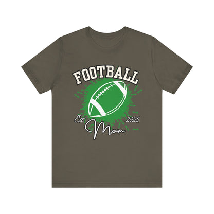 Football Mom Tee, Unisex Short Sleeve T-Shirt, Perfect Gift for Sports Moms, Game Day Apparel, Casual Weekend Wear