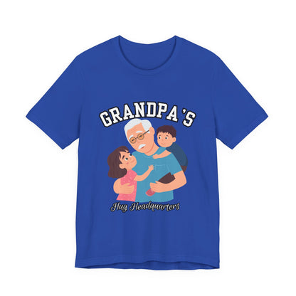 Grandpa's Fun Headquarters Tee | Family Gift, Father's Day, Grandparent's Day, Casual Wear, Cute Graphic Shirt