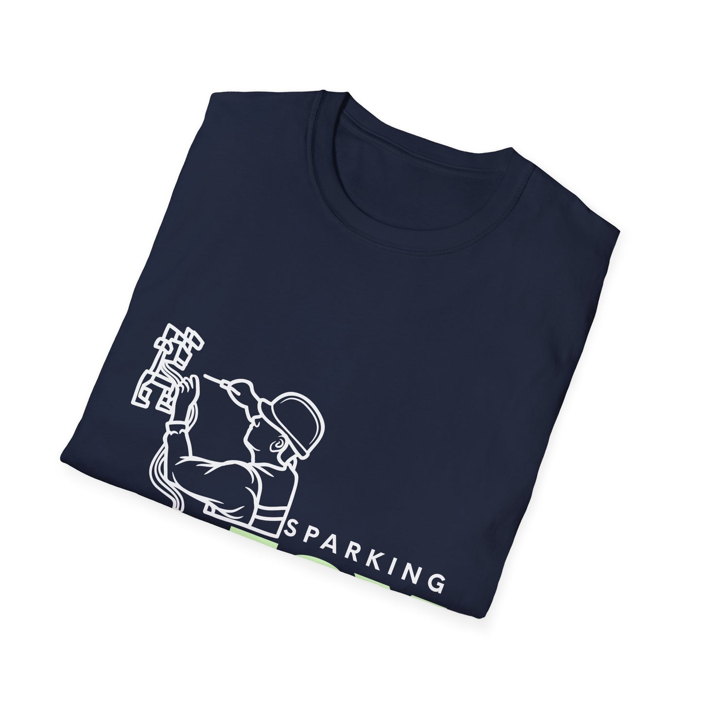 Joyful Electrical Worker Unisex Softstyle T-Shirt - Perfect Electrician Gift, Electrical Engineer, Unisex Graphic Tee