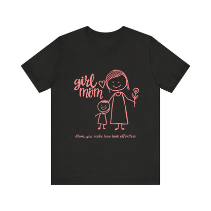 Mom Love Graphic Tee - Cute Mother's Day Gift, Family T-Shirt, Gift for Mom, Cute Apparel, Unisex Shirt