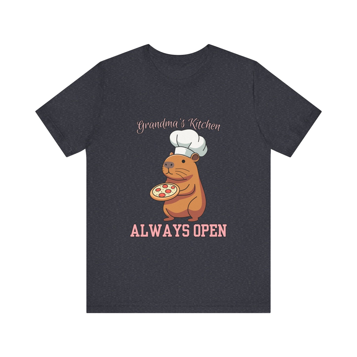 Grandma's Kitchen Unisex Tee | Cute Chef Shirt | Ideal Gift for Food Lovers, Family Gatherings, Birthdays, Home Cooks, Casual Wear