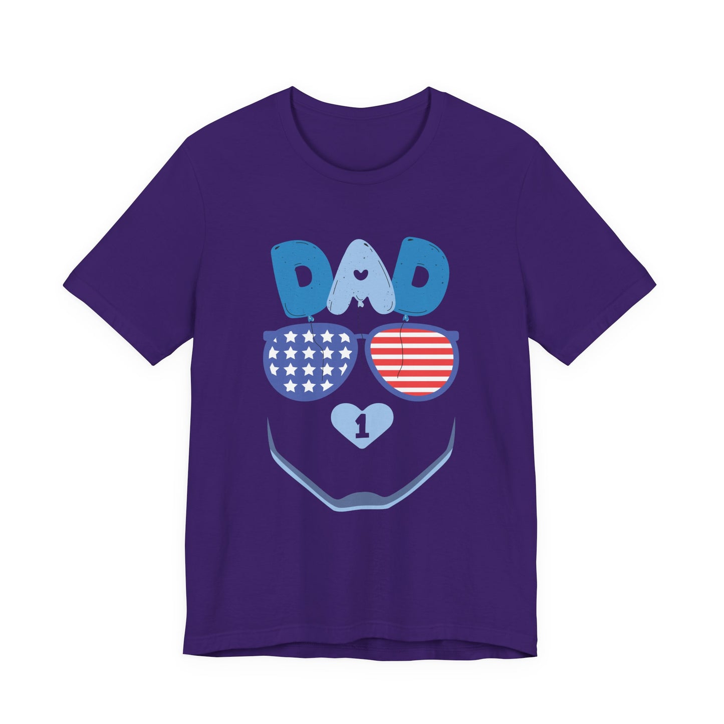 Patriotic Dad Tee, Father's Day Gift, USA Pride Shirt, Unisex Graphic T-Shirt, Summer Casual Wear