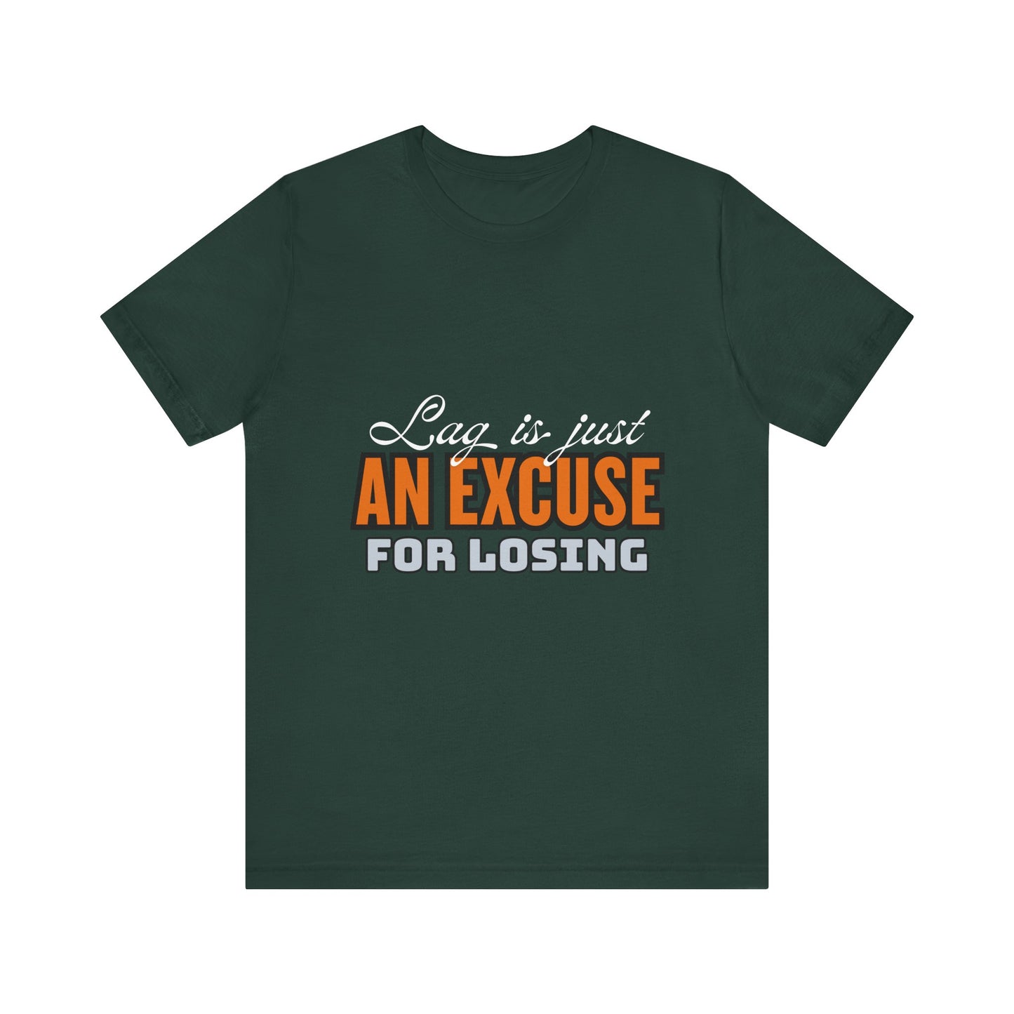 Motivational Fitness Tee, Unisex Jersey Short Sleeve Tee - 'Laziness is just an excuse for losing', Workout Apparel, Gym Shirt, Gift [...]