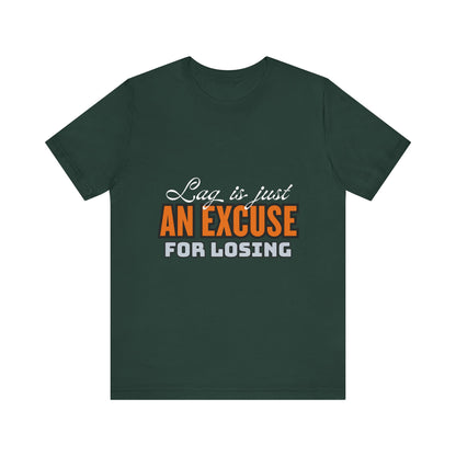 Motivational Fitness Tee, Unisex Jersey Short Sleeve Tee - 'Laziness is just an excuse for losing', Workout Apparel, Gym Shirt, Gift [...]