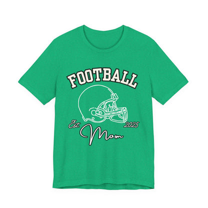 Football Mom Unisex Tee, Sports Fan Shirt, Gift for Moms, Casual Wear, Football Season Apparel, Family Game Day Top