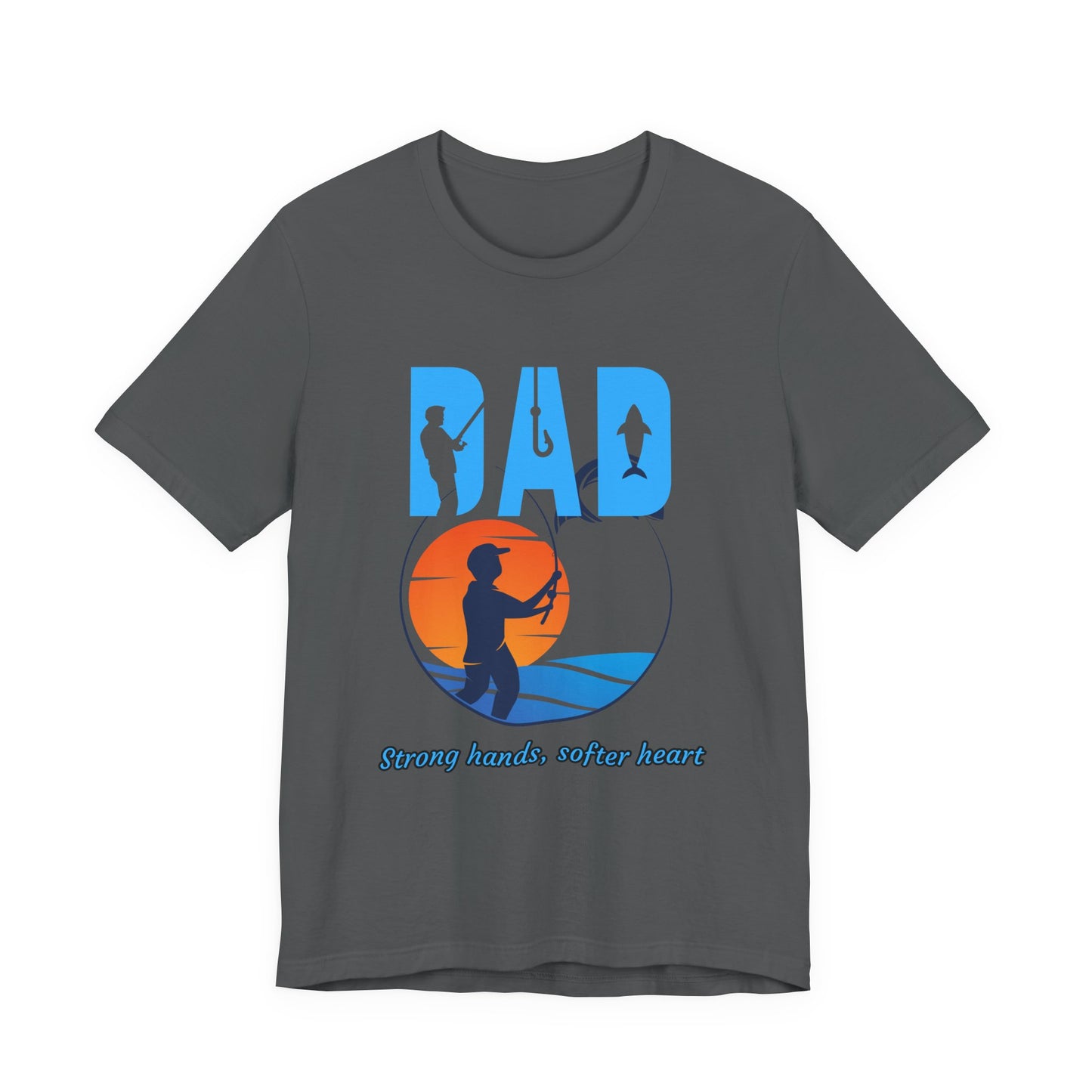 Fishing Dad Tee - Strong Hands, Soft Heart | Great Gift for Father's Day, Casual Wear, Outdoor Adventures, Dad's Birthday, Summer [...]