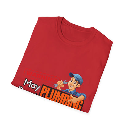 Funny Plumbing Advice T-Shirt, Gift for Plumbers, Unisex Tee, Humor Shirt, Plumbing Humor, Workwear, Dad Gift