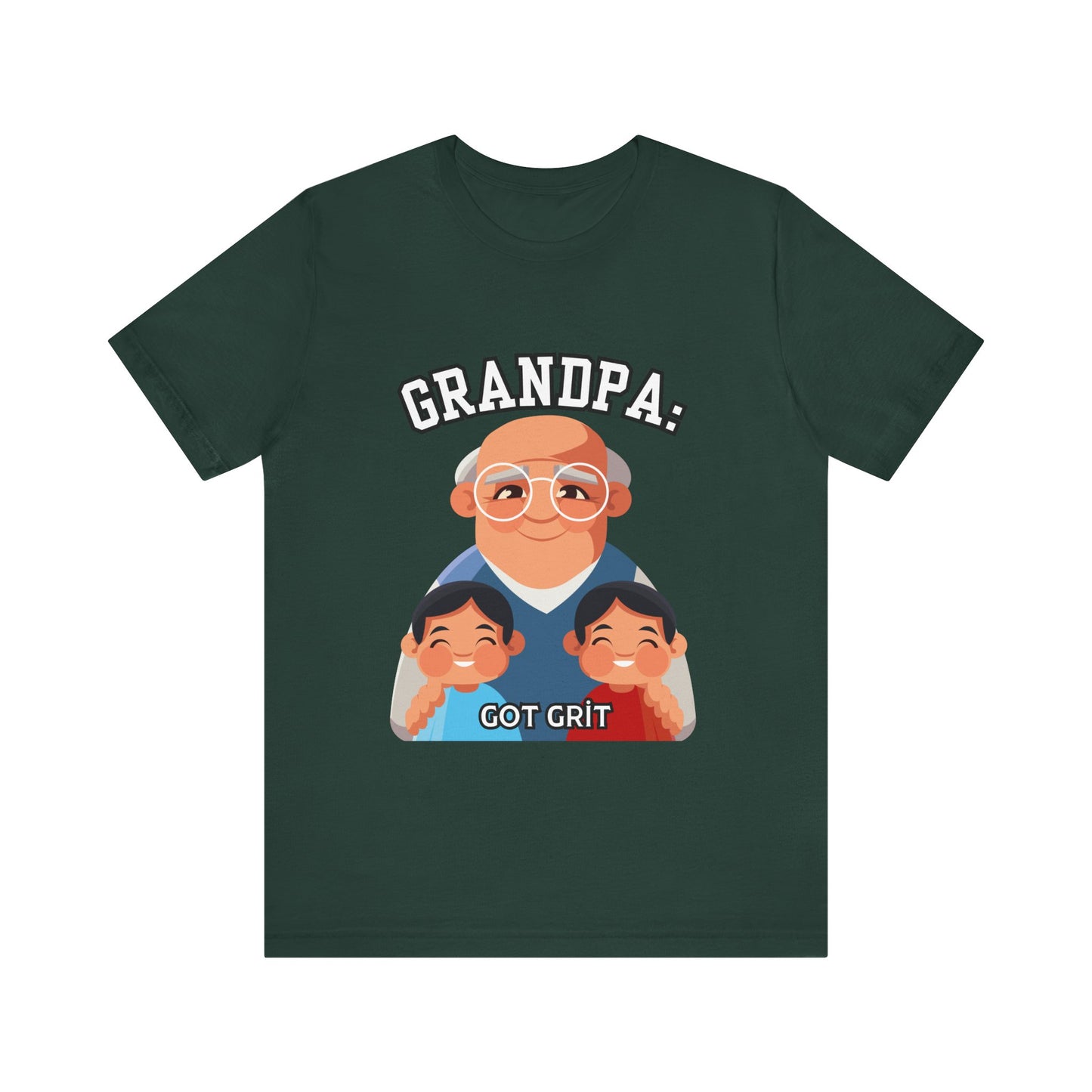 Grandpa Got Grit Tee, Funny Grandpa Shirt, Father's Day Gift, Family Reunion T-Shirt, Cute Gift for Grandpas, Unisex Graphic Tee