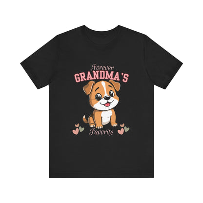 Cute Dog Grandma Tee, Dog Lover Gift, Mother's Day T-Shirt, Pet Lover Top, Unisex Short Sleeve Shirt