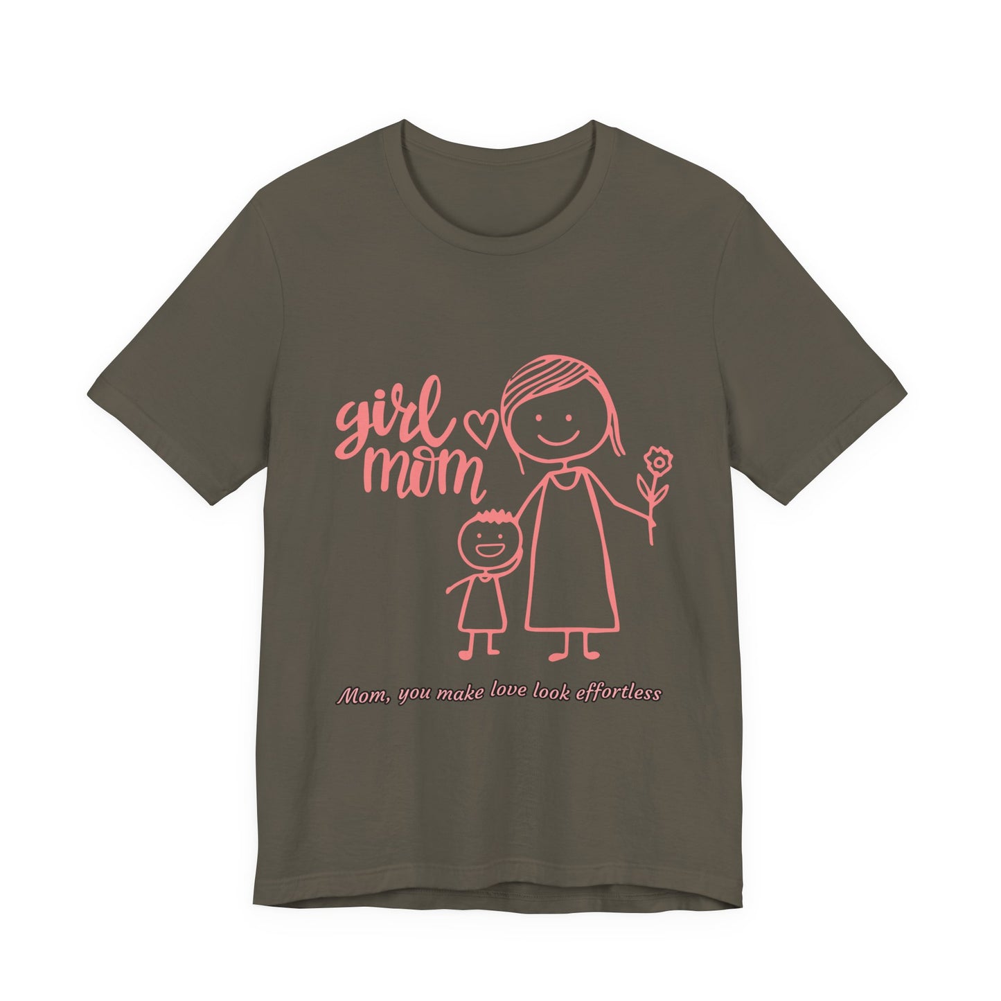 Mom Love Graphic Tee - Cute Mother's Day Gift, Family T-Shirt, Gift for Mom, Cute Apparel, Unisex Shirt