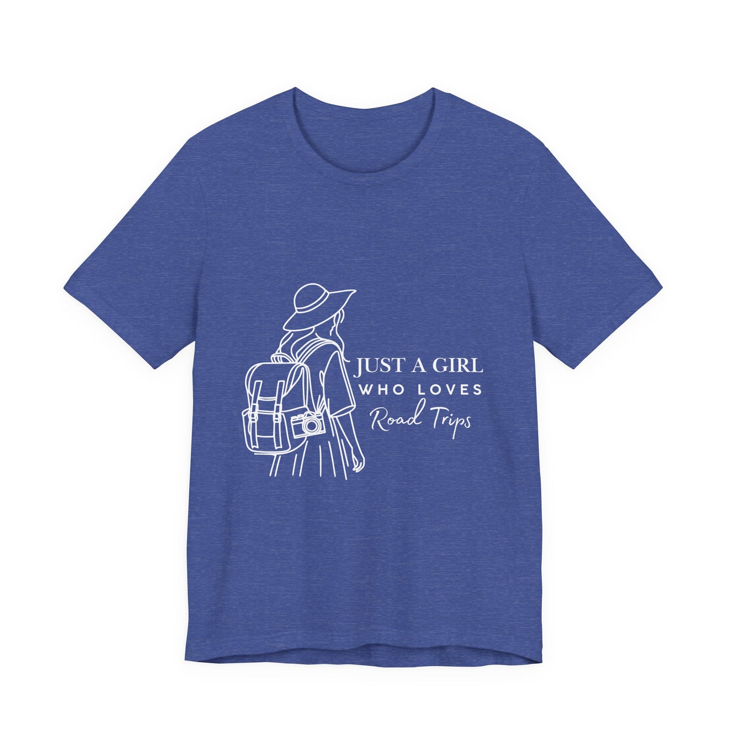 Adventure-Ready Tee for Girls | 'Just a Girl Who Loves Road Trips' | Travel Shirt, Vacation Outfit, Gift for Travelers, Summer [...]