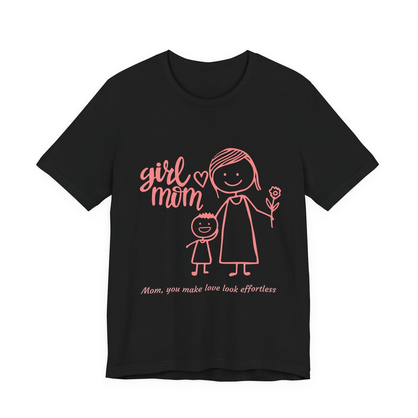 Mom Love Graphic Tee - Cute Mother's Day Gift, Family T-Shirt, Gift for Mom, Cute Apparel, Unisex Shirt