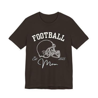 Football Mom Unisex Tee, Sports Fan Shirt, Gift for Moms, Casual Wear, Football Season Apparel, Family Game Day Top