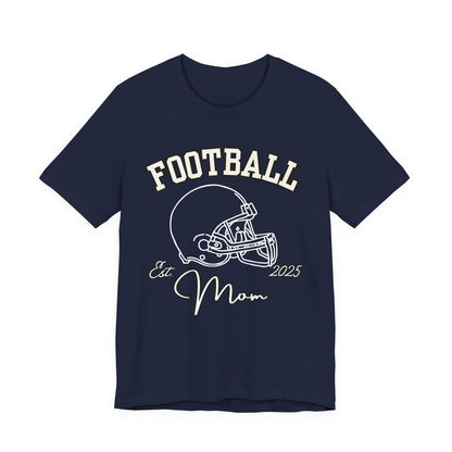 Football Mom Unisex Tee, Sports Fan Shirt, Gift for Moms, Casual Wear, Football Season Apparel, Family Game Day Top