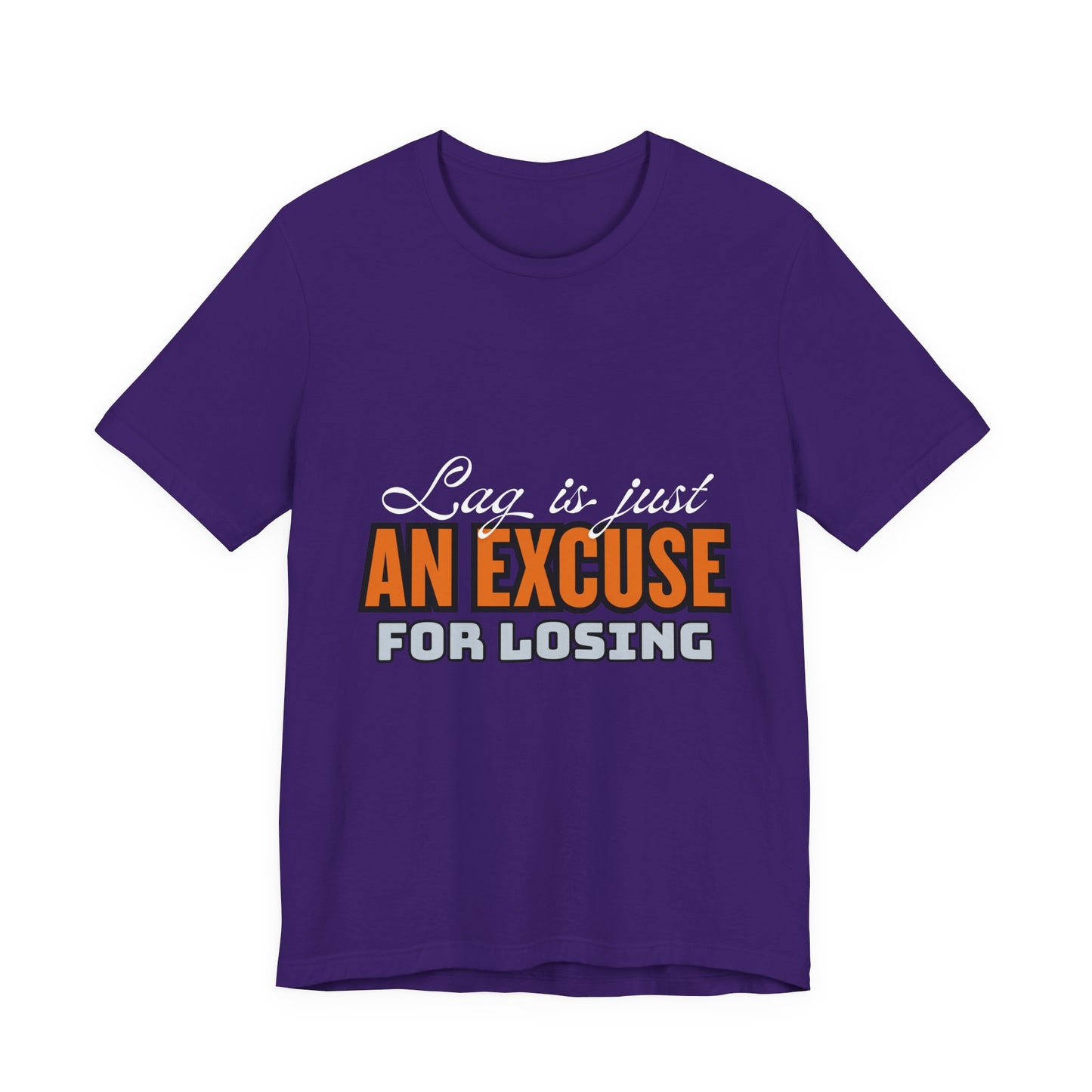 Motivational Fitness Tee, Unisex Jersey Short Sleeve Tee - 'Laziness is just an excuse for losing', Workout Apparel, Gym Shirt, Gift [...]