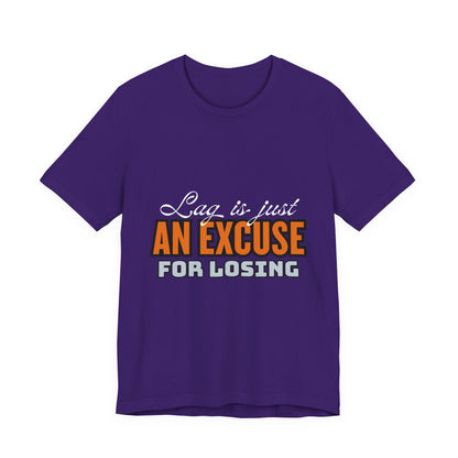 Motivational Fitness Tee, Unisex Jersey Short Sleeve Tee - 'Laziness is just an excuse for losing', Workout Apparel, Gym Shirt, Gift [...]