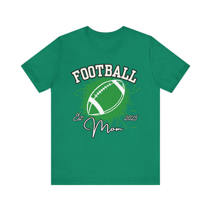 Football Mom Tee, Unisex Short Sleeve T-Shirt, Perfect Gift for Sports Moms, Game Day Apparel, Casual Weekend Wear