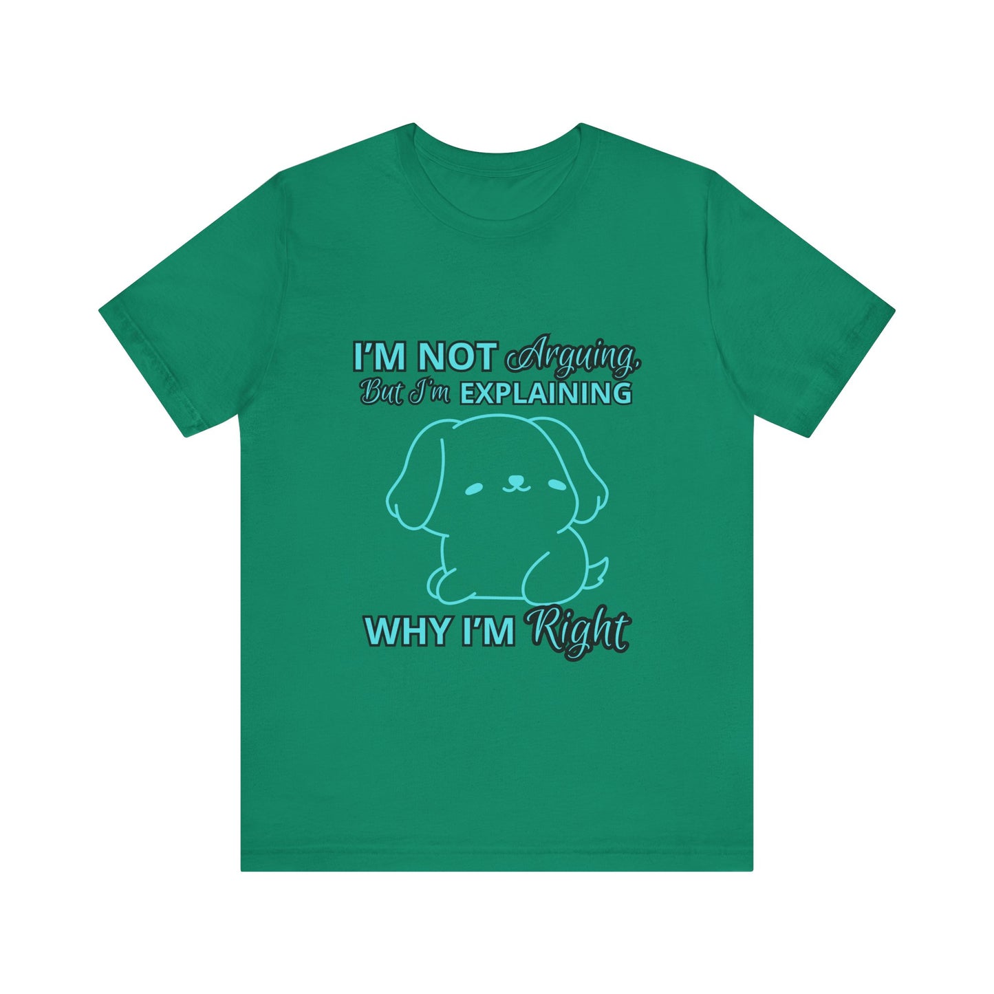 Funny Explaining Dog T-Shirt, Unisex Tee for Dog Lovers, Humor Shirt, Cute Pet Gift, Everyday Wear, Animal Lover Shirt