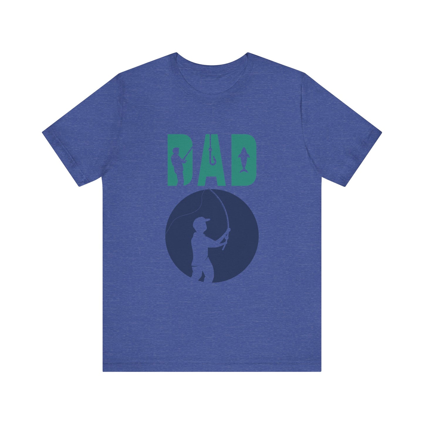 Fishing Dad Tee - Unisex Jersey Short Sleeve T-Shirt for Father's Day, Fishing Lover Gift, Dad's Birthday, Casual Wear, Gift for Him