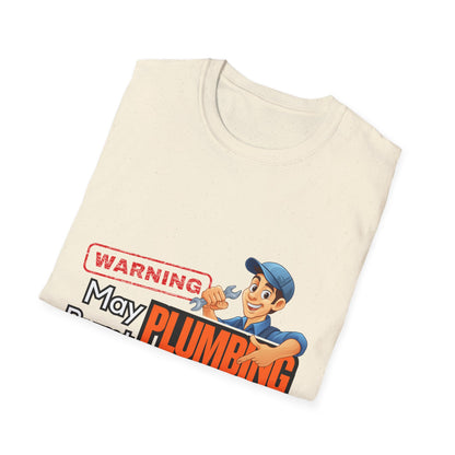Funny Plumbing Advice T-Shirt, Gift for Plumbers, Unisex Tee, Humor Shirt, Plumbing Humor, Workwear, Dad Gift
