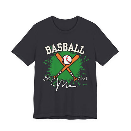 Baseball Mom Unisex Jersey Tee - Soft Cotton Shirt for Sports Enthusiasts, Great Gift for Mother's Day, Game Day Apparel, Team Spirit Wear