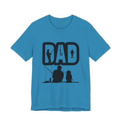 Father and Child Fishing Tee, Perfect Gift for Dads, Fishing Enthusiast Shirt, Father's Day Apparel, Family Bonding Tee