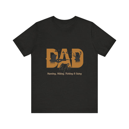 Dad Life Short Sleeve Tee - Celebrate Fatherhood, Gift for Dads, Casual Everyday Wear, Father's Day, Family Gatherings, Outdoor Adventures