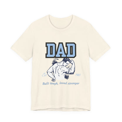 DAD Strong Unisex Jersey Tee, Father's Day Gift, Dad Humor Shirt, Comfortable Casual Top, Birthday Gift Tee, Everyday Wear