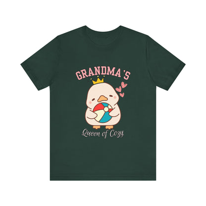 Grandma's Queen of Corgis Tee, Cute Pet Lovers Shirt, Gift for Dog Moms, Unique Grandma Gift, Casual T-Shirt, Fun Animal Tee