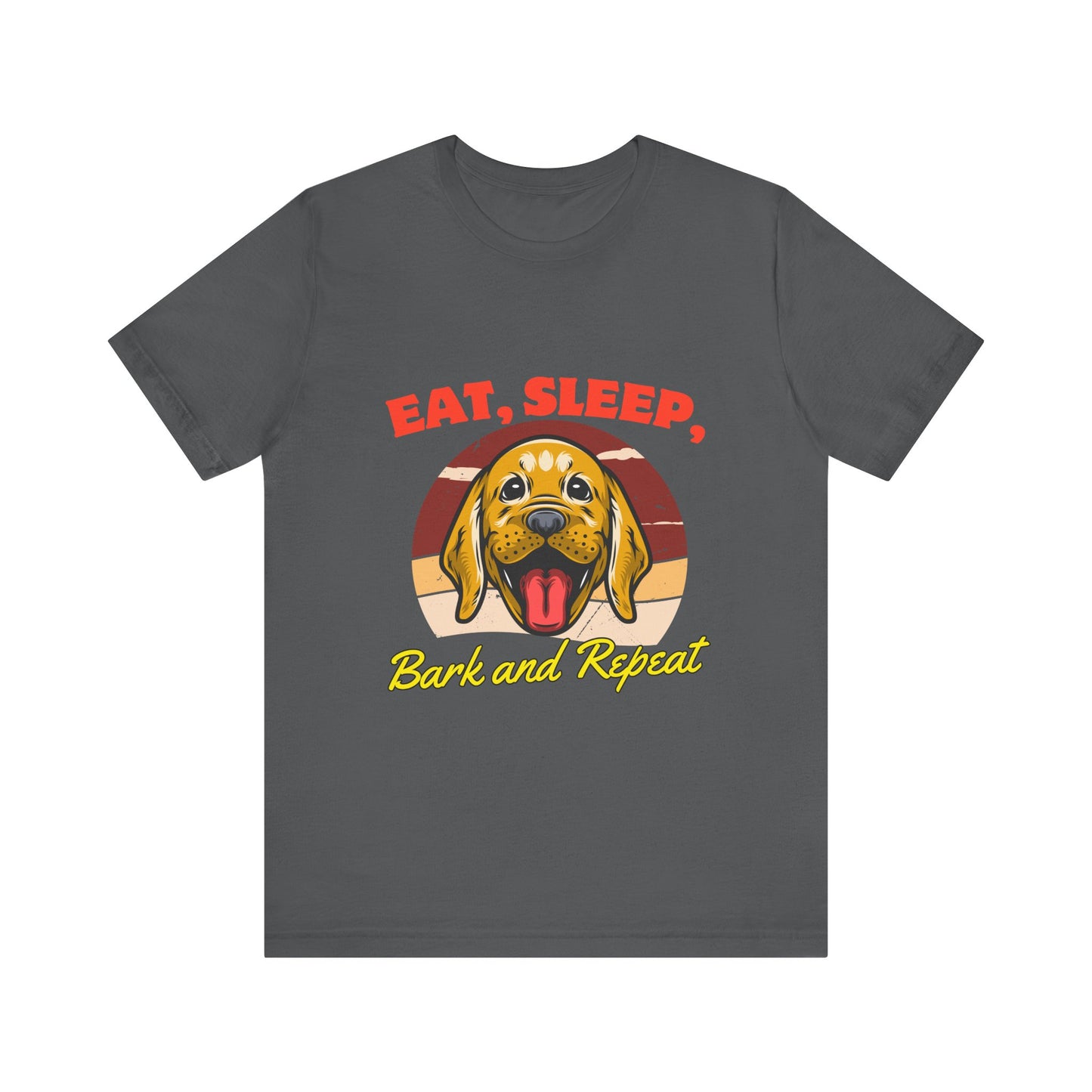 Dog Lover's Eat, Sleep, Bark Tee | Funny Pet T-Shirt, Gift for Dog Owners, Cute Canine Apparel, Dog Mom Shirt, Animal Lover Tops