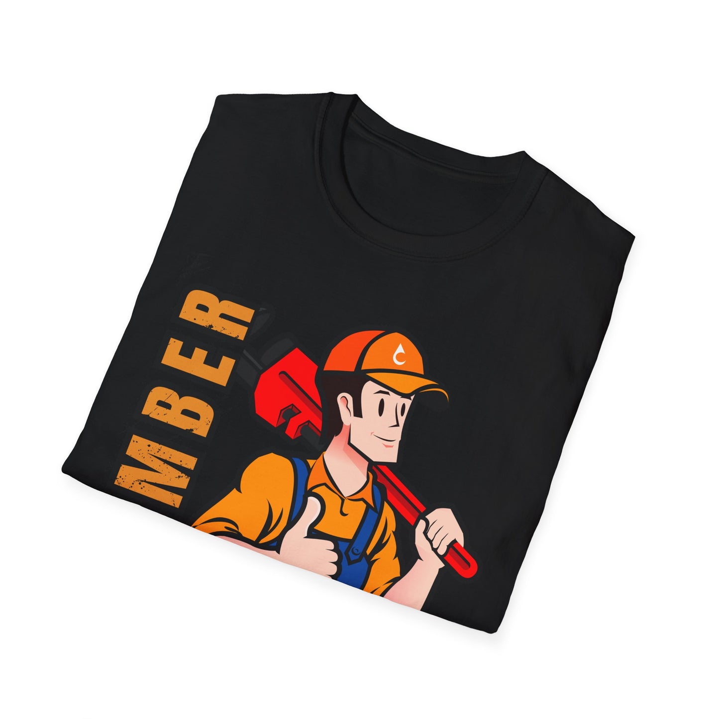 Plumber Fix Things T-Shirt, Casual Gift for Dads, Funny Work Top,, Unisex Softstyle Shirt, Plumbing Gift Idea
