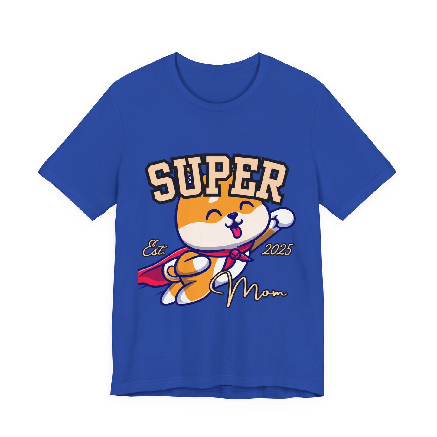 Super Hero Mom Tee, Cute Cat T-Shirt, Gift for Cat Lovers, Casual Wear, Fun Unisex Shirt, Birthday Celebration Tee