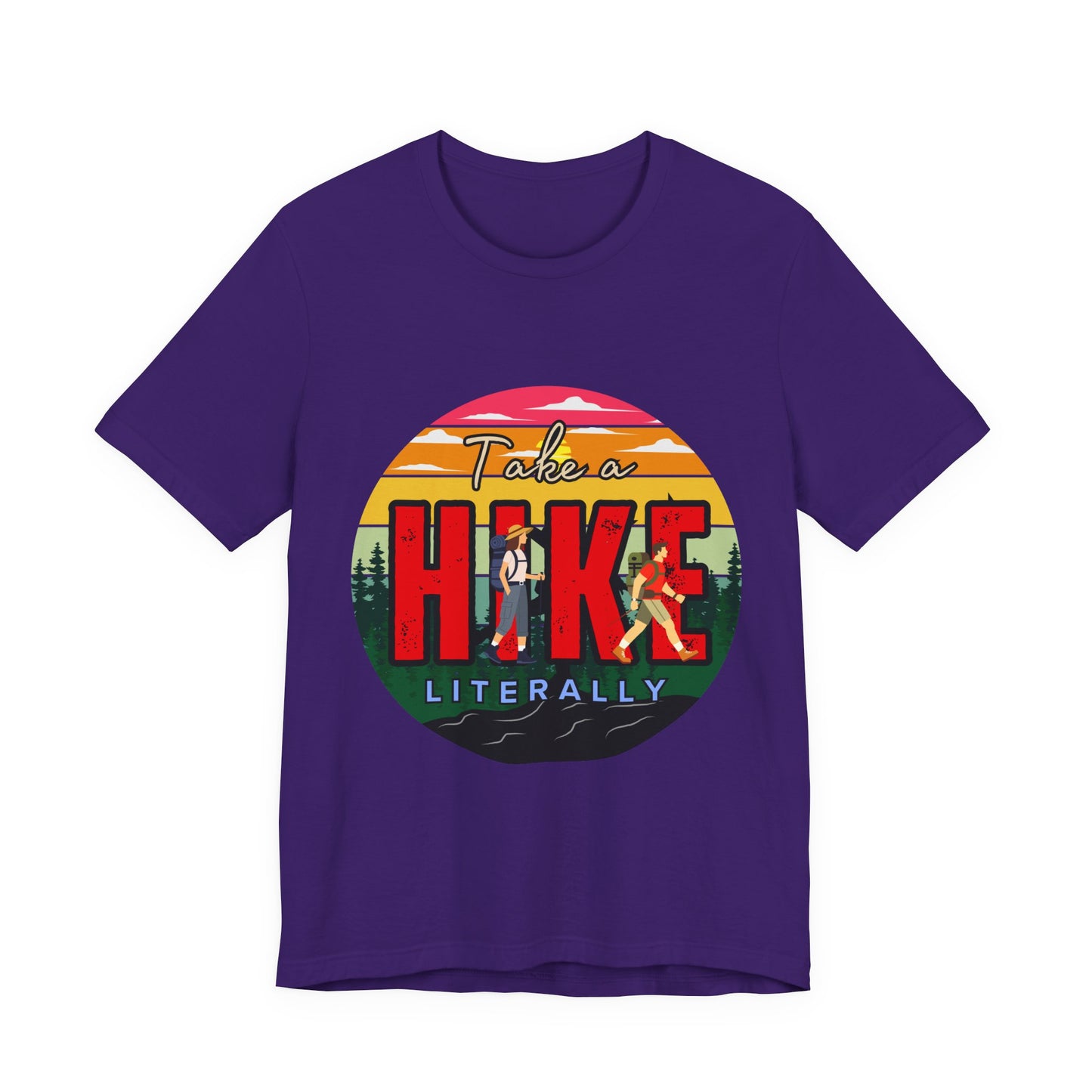 Take a Hike Shortsleeve Tee | Hiking Gift T-Shirt, Nature Lover Apparel, Outdoor Adventure Top, Summer Style, Funny Wilderness Shirt