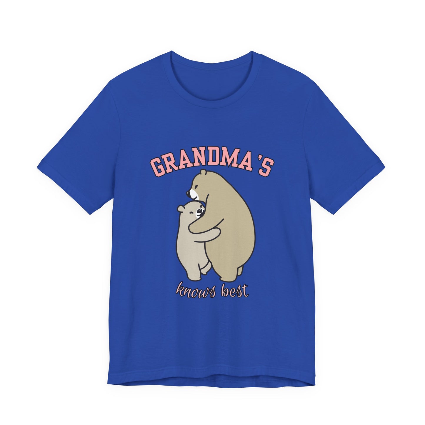 Grandma's Bears Unisex Short Sleeve Tee, Cute T-Shirt for Grandma, Gift for Grandparents, Birthday Gift, Family Matching Outfits