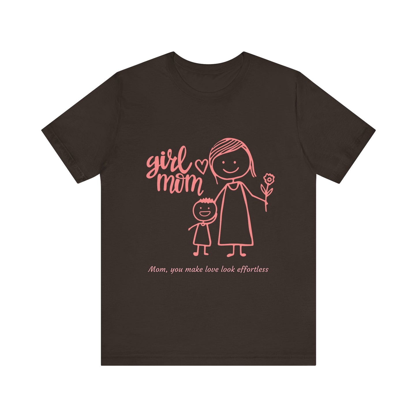 Mom Love Graphic Tee - Cute Mother's Day Gift, Family T-Shirt, Gift for Mom, Cute Apparel, Unisex Shirt