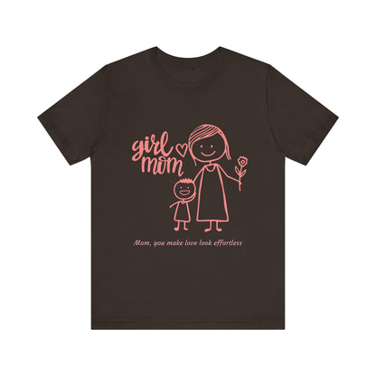 Mom Love Graphic Tee - Cute Mother's Day Gift, Family T-Shirt, Gift for Mom, Cute Apparel, Unisex Shirt