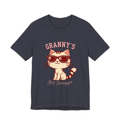 Cool Cat Grandma Tee | Fun Cat Shirt, Gifts for Cat Lovers, Quirky Quote Top, Cat Mom Gift, Casual Wear