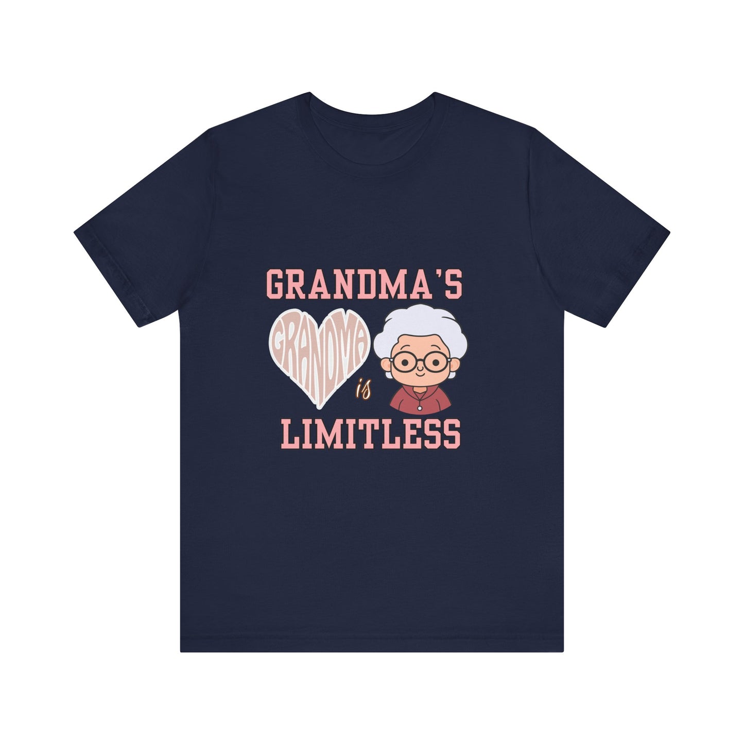 Grandma's Limitless Love Unisex Tee, Cute Grandmother Gift, Family Reunion Shirt, Mother's Day Tee, Comfortable Everyday Wear, [...]