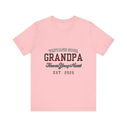 Vintage Soul Grandpa Tee | Perfect Gift for New Grandpas, Father's Day Present, Casual Wear, Family Gatherings, Comfortable Style
