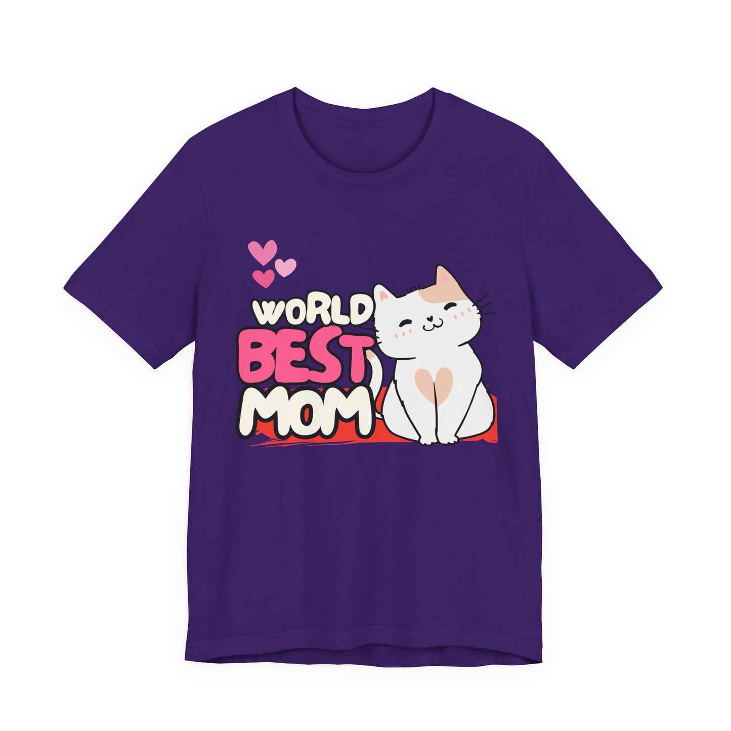 World's Best Mom Kitty Cat Tee, Unisex T-Shirt for Cat Lovers, Mother's Day Gift, Casual Wear, Kids and Moms Matching Shirts, Cute Pet Lover [...]