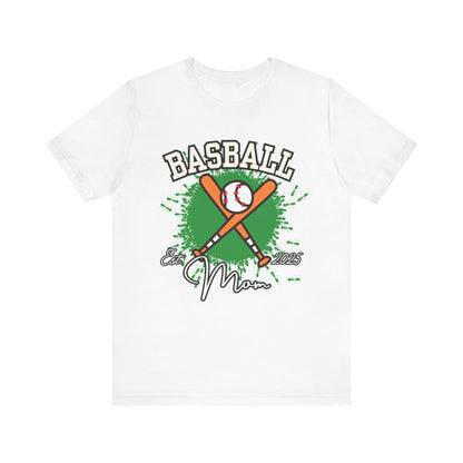 Baseball Mom Unisex Jersey Tee - Soft Cotton Shirt for Sports Enthusiasts, Great Gift for Mother's Day, Game Day Apparel, Team Spirit Wear