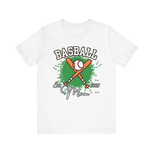 Baseball Mom Unisex Jersey Tee - Soft Cotton Shirt for Sports Enthusiasts, Great Gift for Mother's Day, Game Day Apparel, Team Spirit Wear