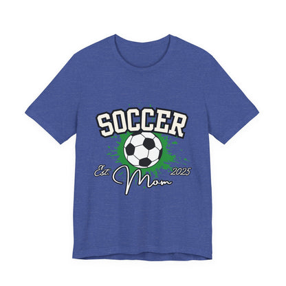 Soccer Mom Pride Unisex Jersey Tee, Sports Shirt, Gift for Soccer Lovers, Casual Wear, Athletic Tee, Soccer Mom Gift