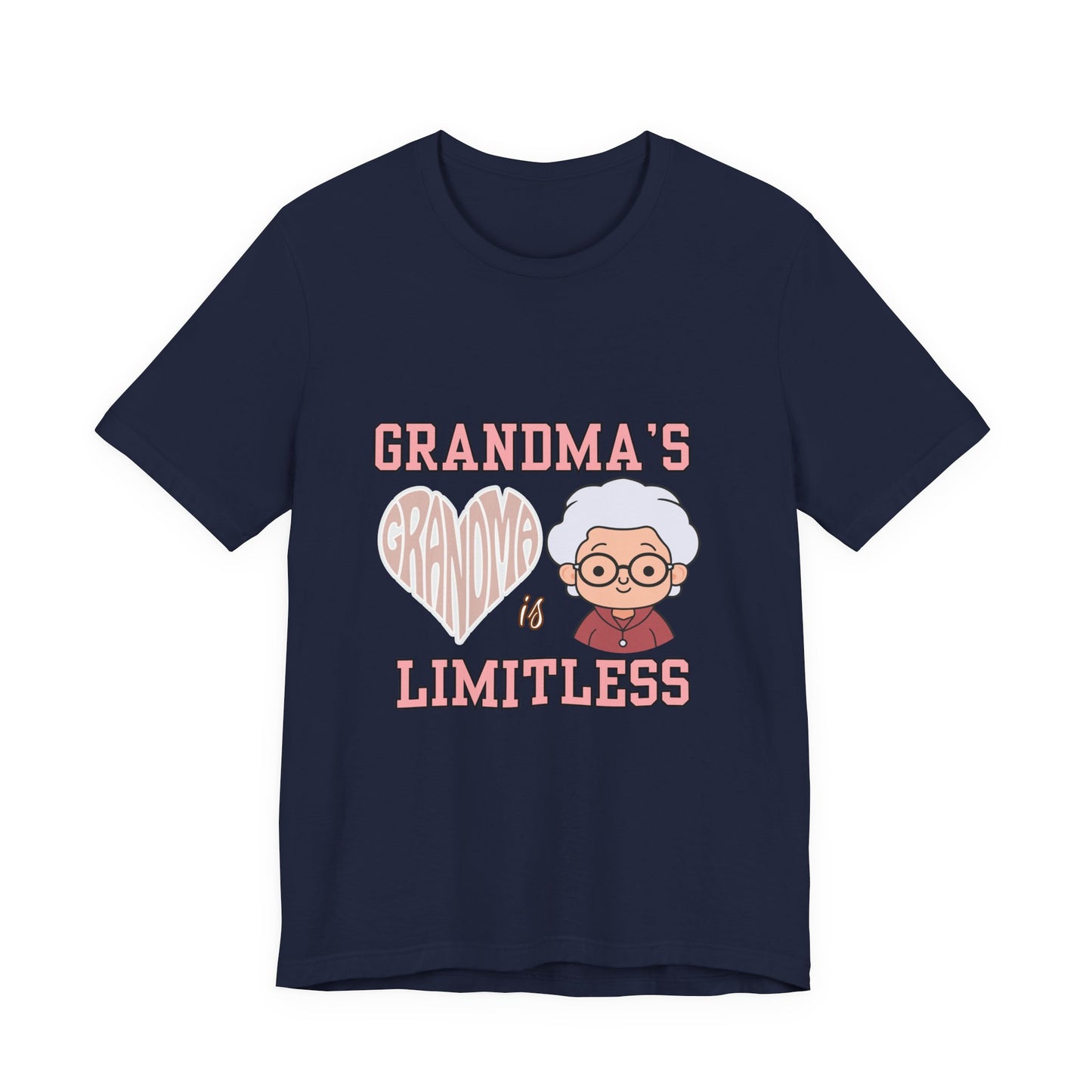 Grandma's Limitless Love Unisex Tee, Cute Grandmother Gift, Family Reunion Shirt, Mother's Day Tee, Comfortable Everyday Wear, [...]