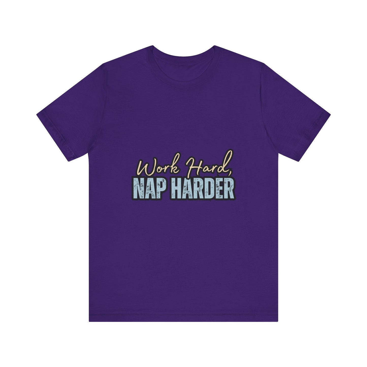 Work Hard, Nap Harder Unisex Jersey Short Sleeve Tee, Funny T-Shirt, Gift for Nappers, Casual Wear, Relaxation Shirt, Birthday Gift, [...]