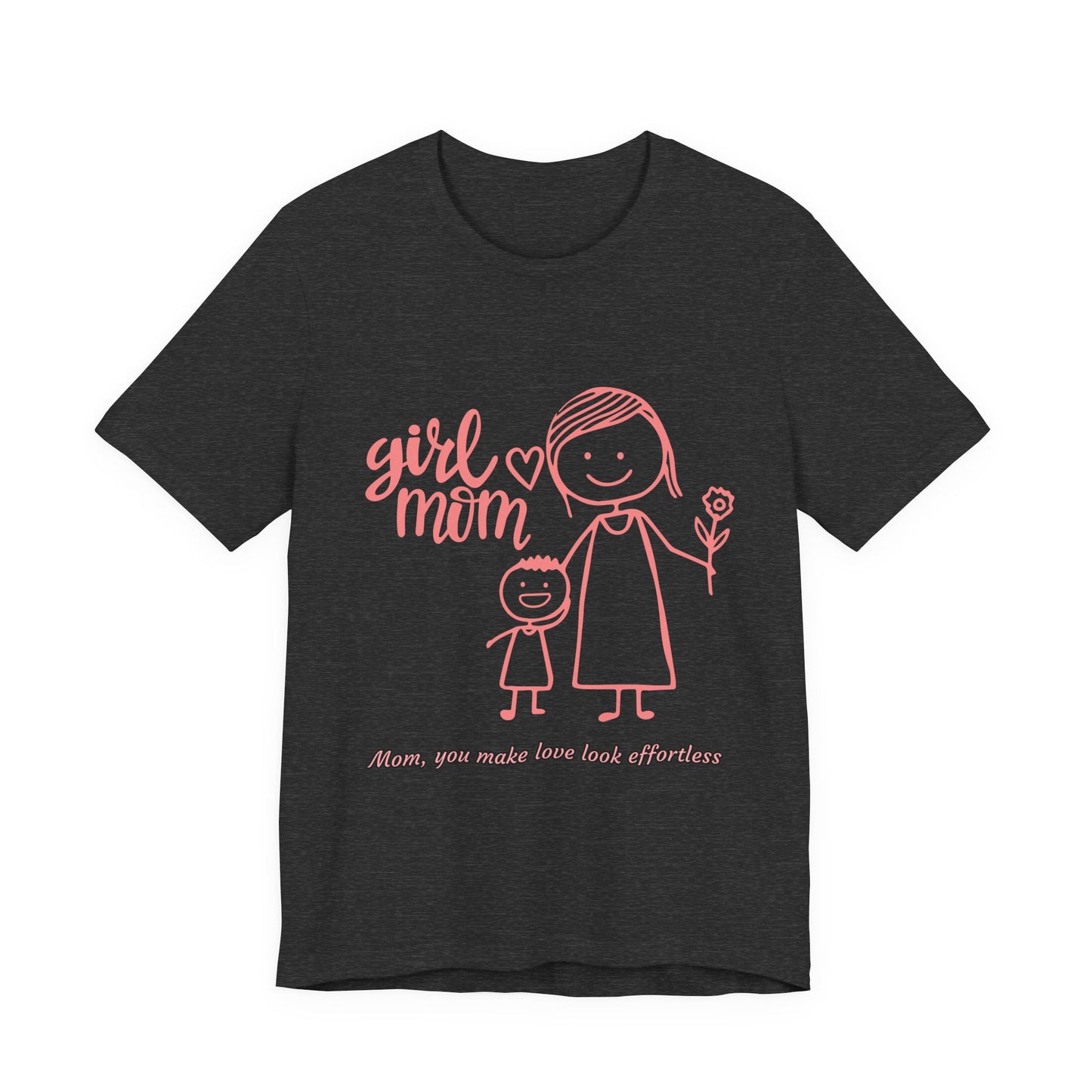 Mom Love Graphic Tee - Cute Mother's Day Gift, Family T-Shirt, Gift for Mom, Cute Apparel, Unisex Shirt
