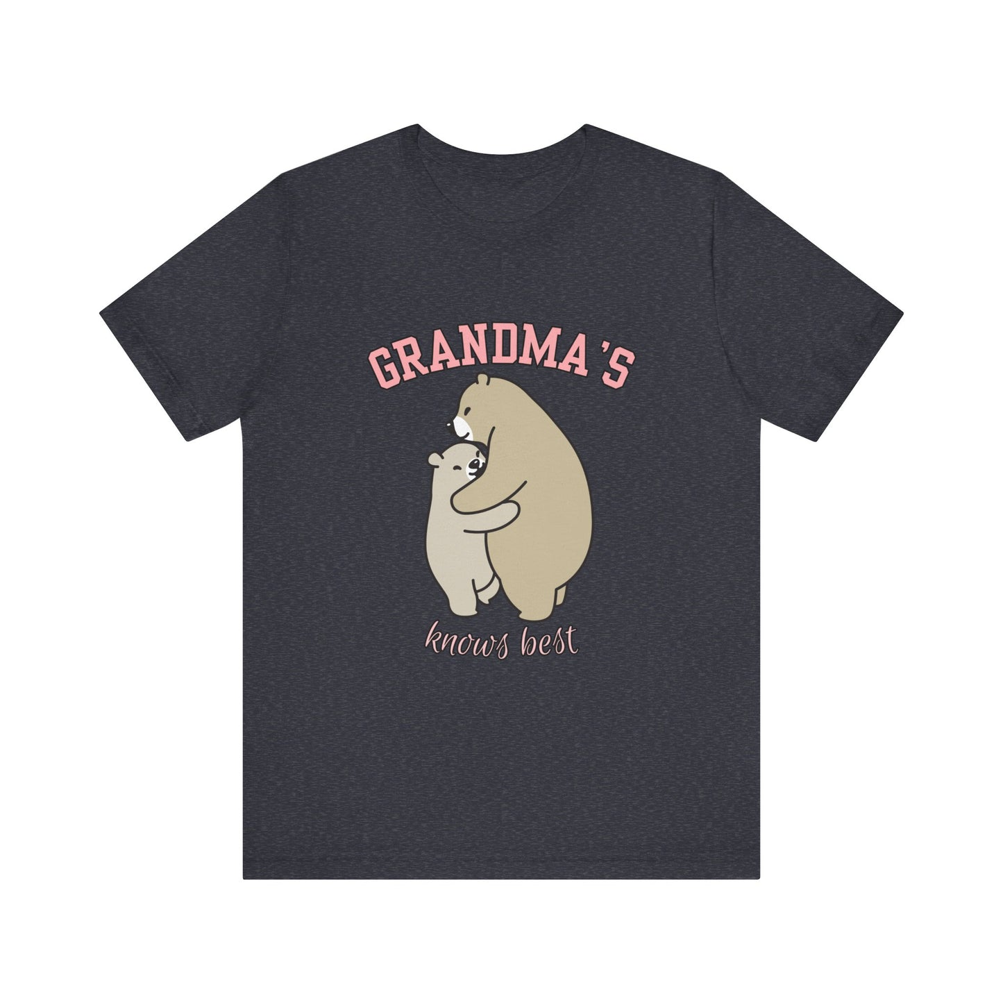 Grandma's Bears Unisex Short Sleeve Tee, Cute T-Shirt for Grandma, Gift for Grandparents, Birthday Gift, Family Matching Outfits