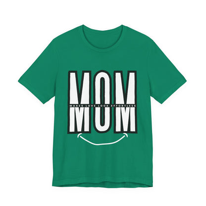 Mom Life Short Sleeve Tee - Perfect Gift for Mothers, Mother's Day, Casual Wear, Family Gatherings, Unique Mom Shirt