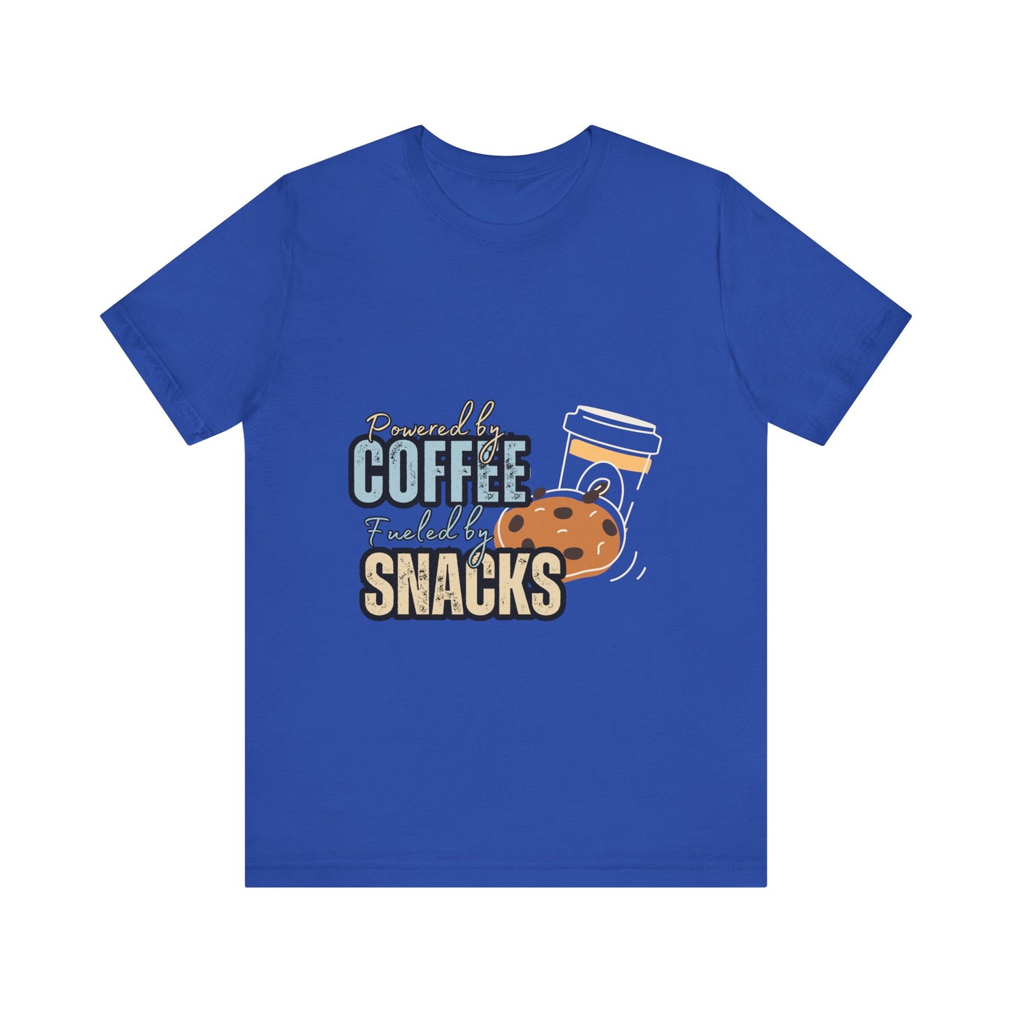 Coffee & Snacks Unisex Tee | Fun Graphic Shirt | Perfect for Coffee Lovers | Kitchen Gift | Foodie Apparel